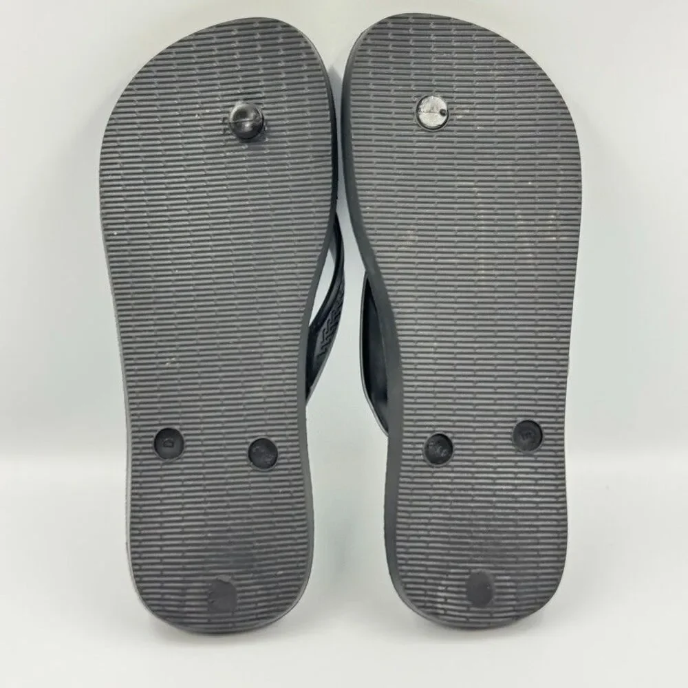 Havaianas Mens 9/10 Black Classic Flip Flop Extra Soft Rubber Sole Brazil Made